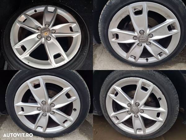 Set 4 Jante Aliaj 5x112 225 50 R17 17 7,5Jx17H2 ET56 Skoda Superb 1 2002 - 2008 Cod 8P0601025BL - 1