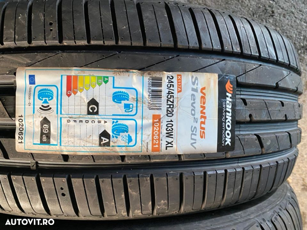 vand 2 anvelope 245/45/20 hankook de vară noi - 2