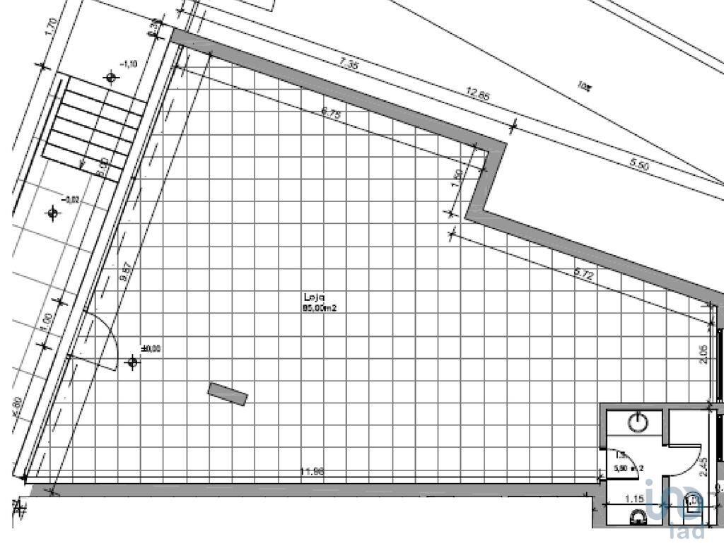 Comércio diverso em Leiria de 80,00 m2