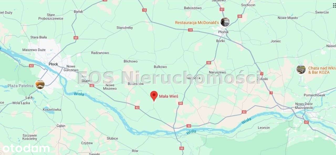 Działka, 5 145 m², Mała Wieś - Pełny obrazek: 3/3