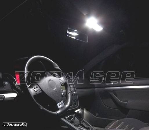 KIT 17 LAMPADAS LED INTERIOR PARA VOLKSWAGEN VW GOLF 5 GTI 06-09 - 4