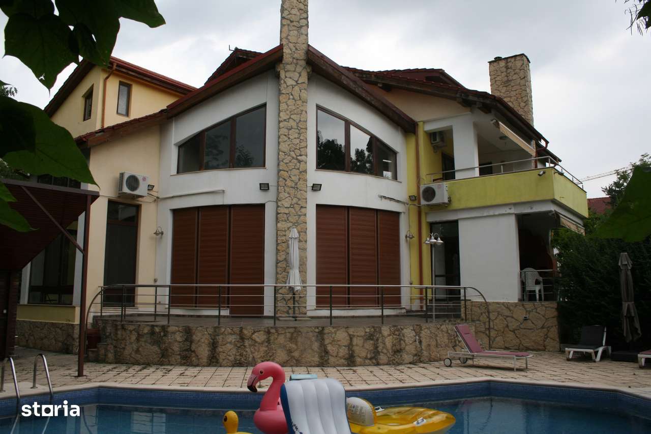 Vanzare vila superba D+P+1+M garaj piscina teren 2500mp Pipera padure - Imagine principală: 2/20