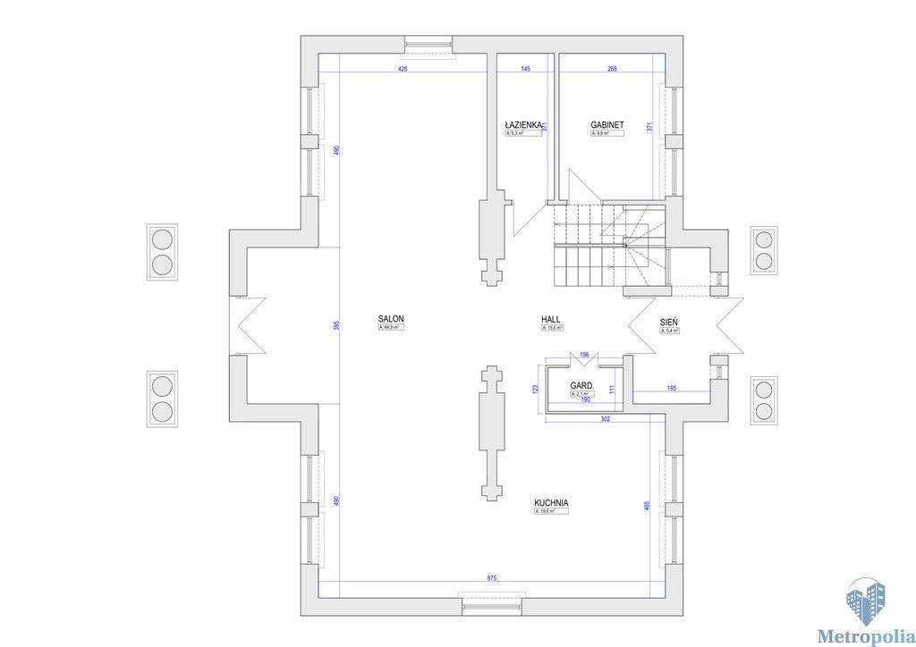 Dom 313m2, 6 pokoi, Zalesie Górne Wyżyny.-18
