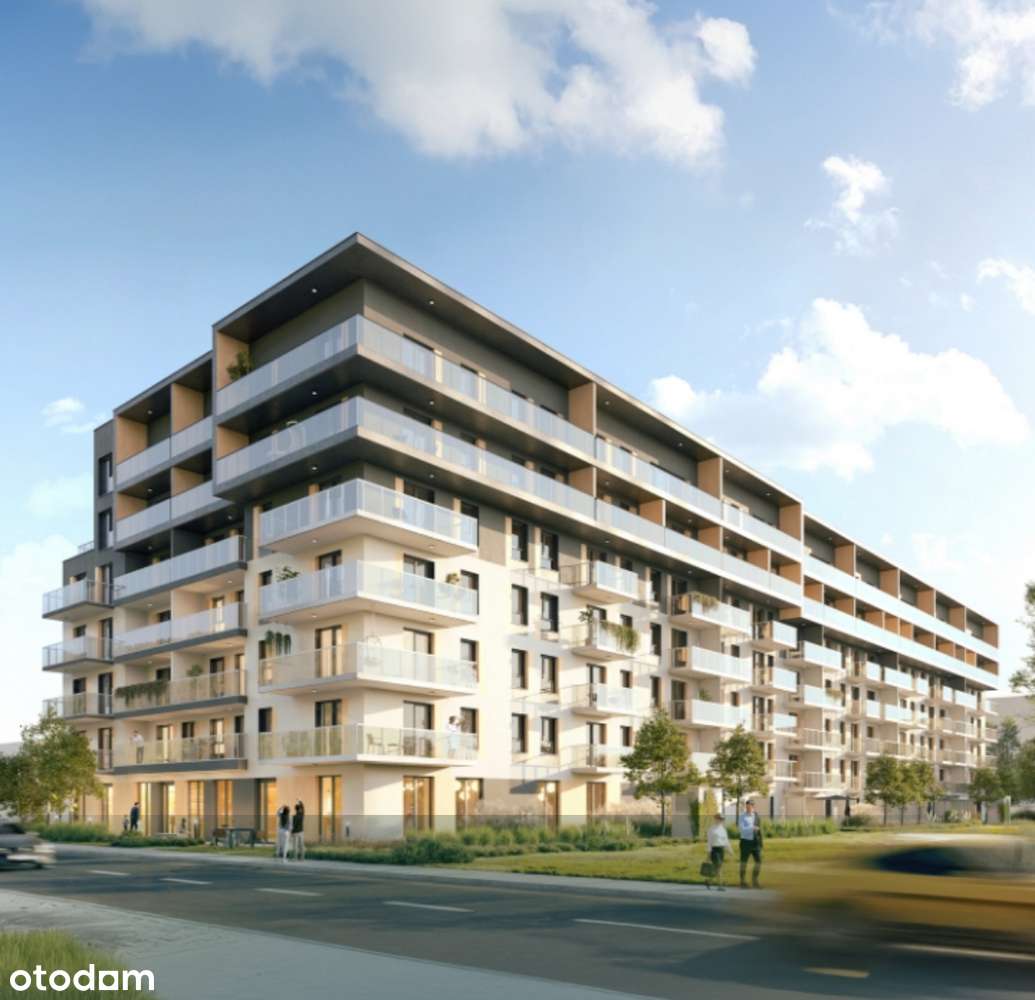 Jasne, nowe mieszkanie 2 pokojowe, 150m od Lasku Marcelińskiego - Pełny obrazek: 2/7