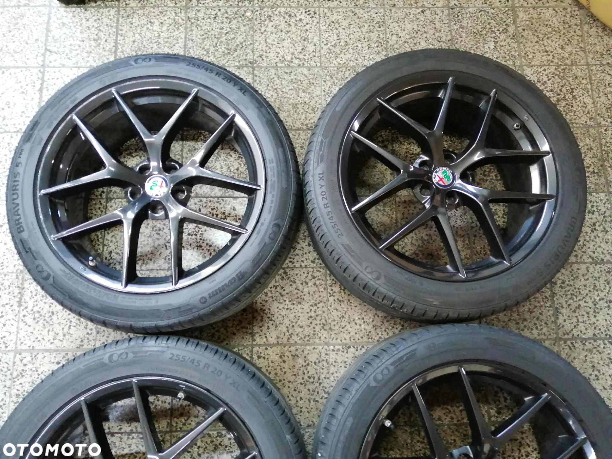 ALFA ROMEO STELVIO KOŁA FELGI OPONY ALU 8,5JX20 ET31 5X110 255/45 R20 156117310 - 3