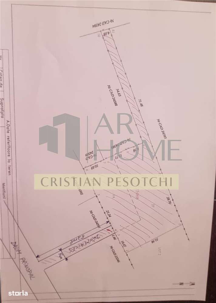 Vanzare teren intravilan 2054 mp, Comuna Plopu-3