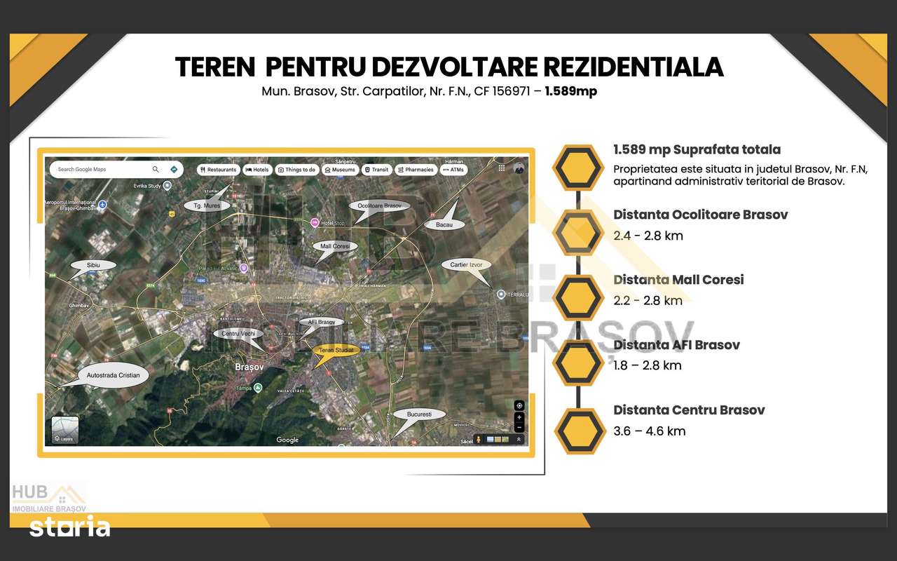 Teren pentru Dezvoltare Rezidentiala cu Autorizatie Emisa | Str. Carpa-3