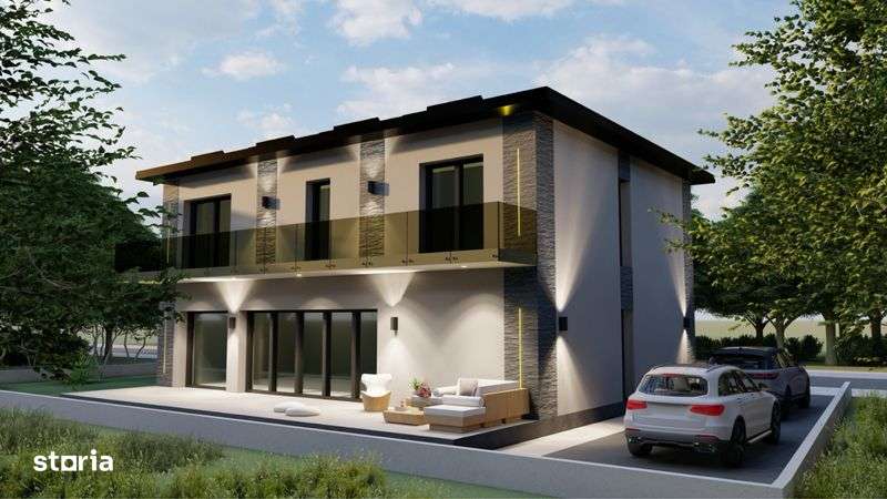 Vila Smart, Individuala P+1, 8 cam, 3bai, Bunloc - Sacele - Imagine principală: 4/6