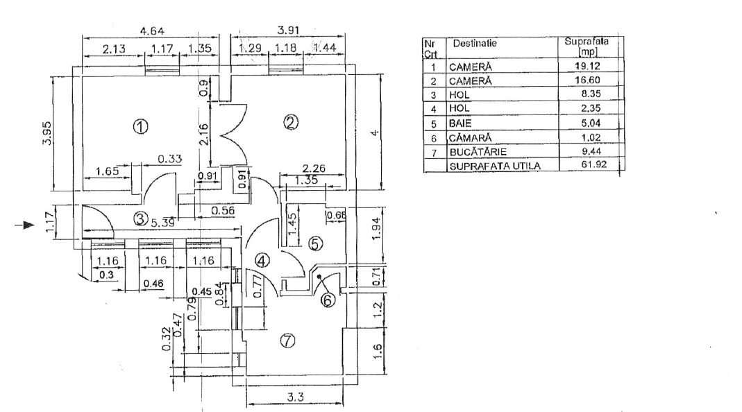 Apartament vanzare 2 camere cu farmec interbelic – Str. Grigore Alex-7