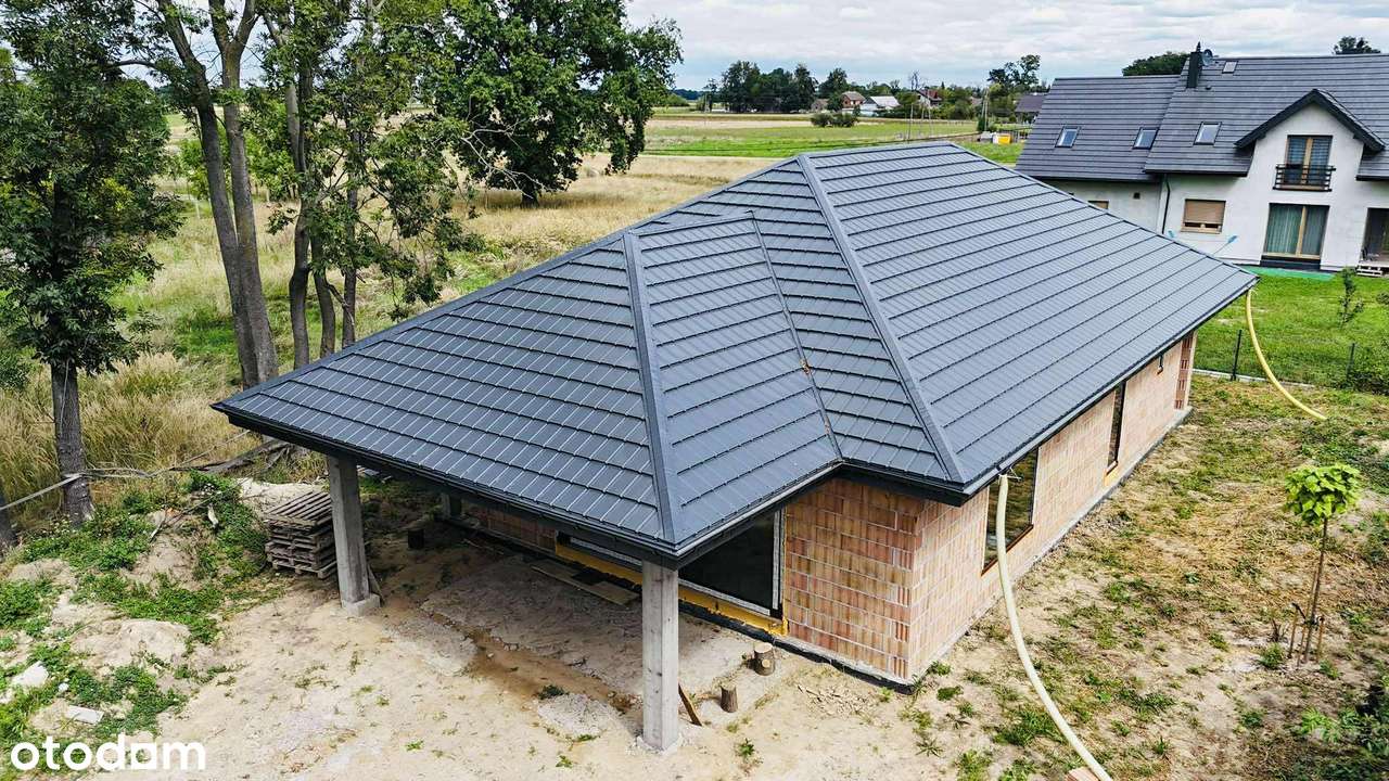 Nowoczesny dom parterowy Wola Batorska, gm. Niepołomice 820 m² działki - Pełny obrazek: 4/13