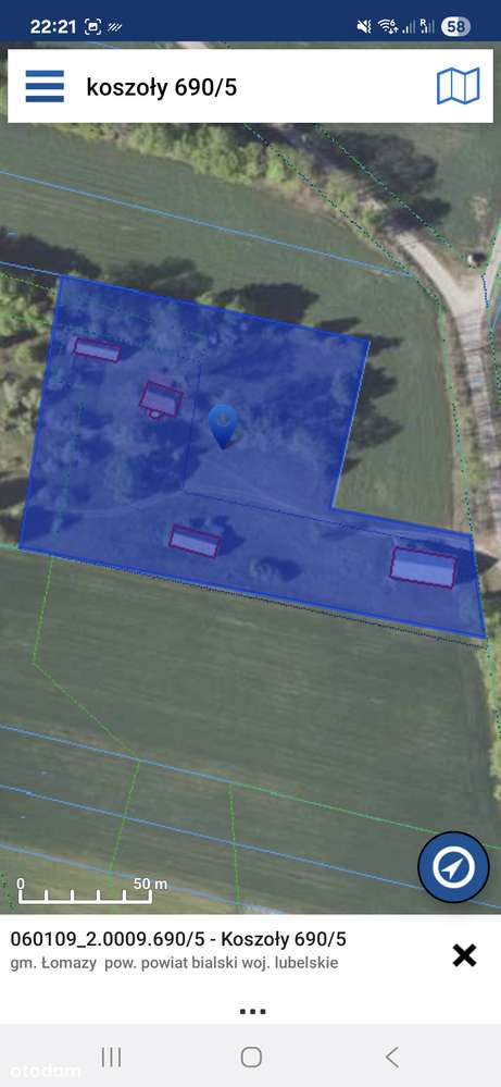 SPRZEDAM UDZIAŁ 1/3 • 3,2842 ha • (150)tys. zł - Pełny obrazek: 5/9