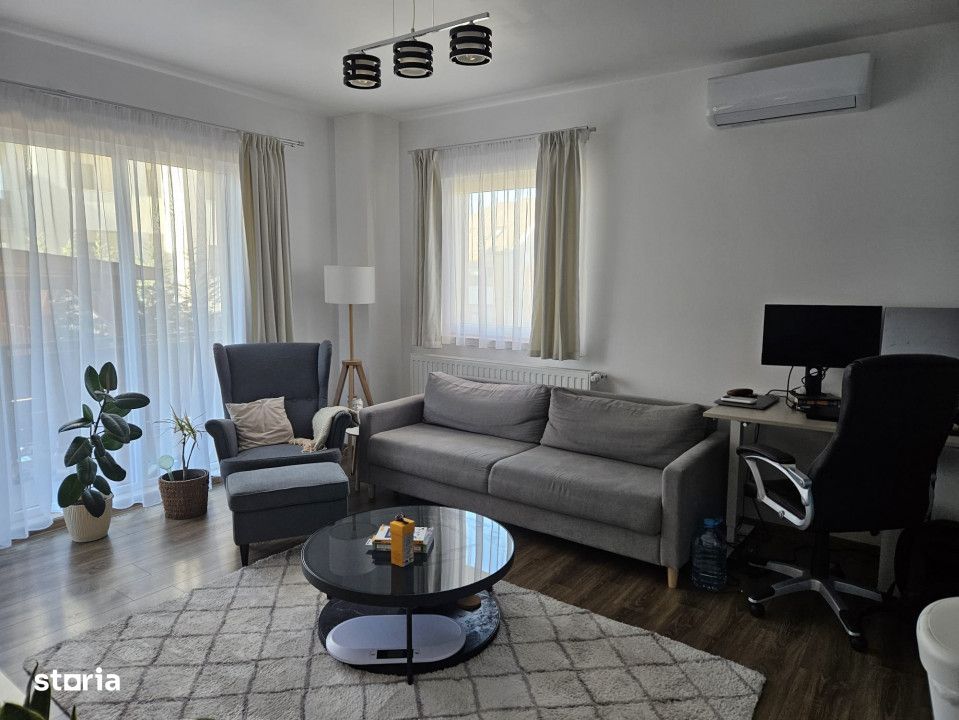 Apartament de 2 camere decomandate,  Buna Ziua cu gradina 44mp