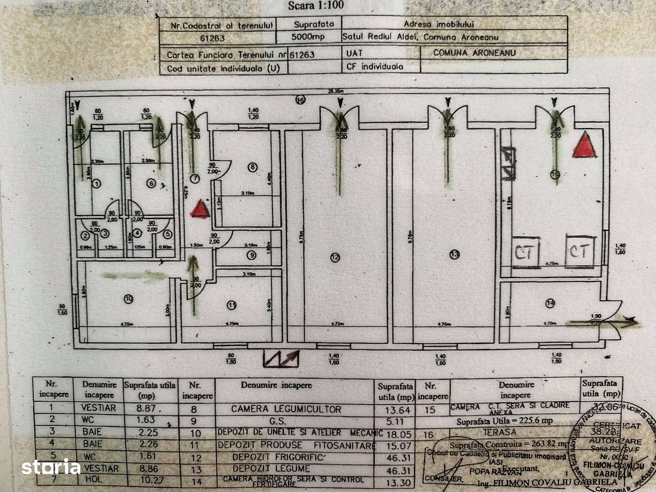 Sera 2640mp, cladire 260mp, teren 5000mp, Rediu Aldei-8