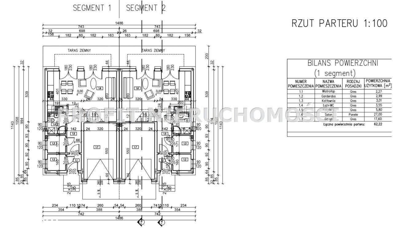 Domy w zabudowie bliźniaczej z garażem i ogrodem - Pełny obrazek: 4/13