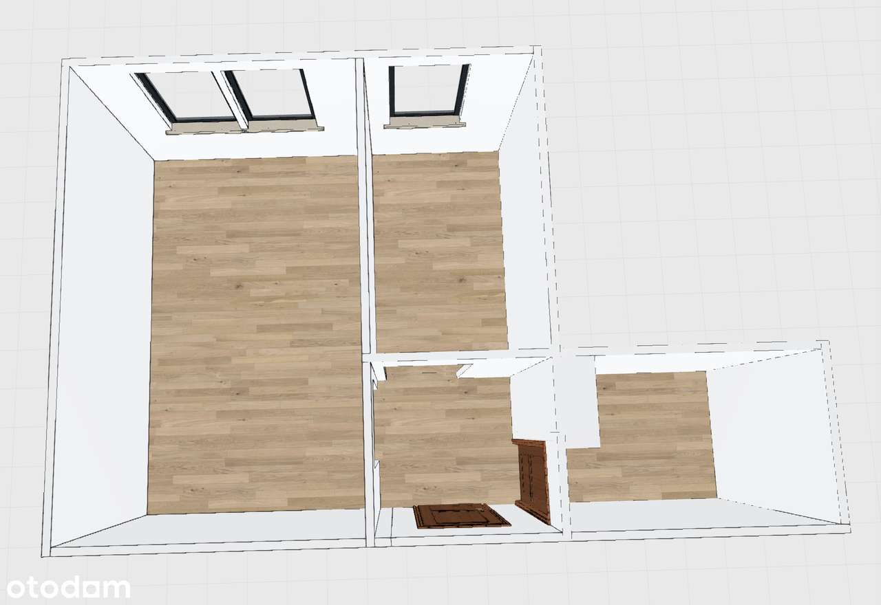 Okazja ! 28m² na 1. piętrze | Niski czynsz 250 zł | Środkowe i ciepłe-1