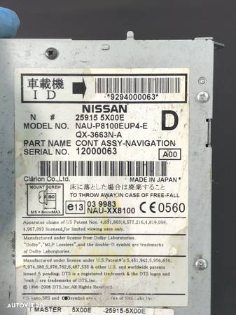 Radio CD Nissan Navara 2.5 Automat euro 5 - 3