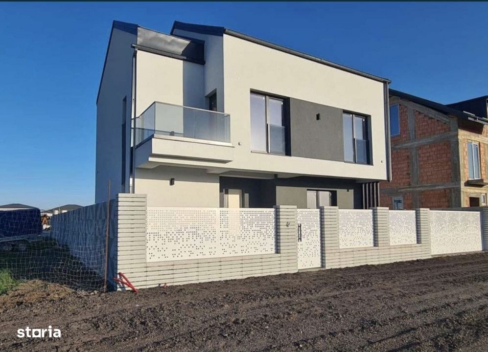 Vila individuala in stil arhitectural modern, cu 4 camere si pod circu