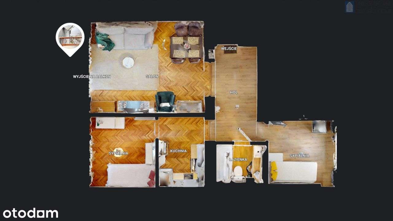 3 pokoje | balkon | c.o. miejskie | po remoncie-18