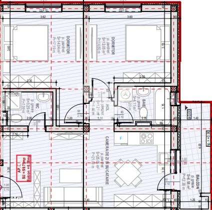 Apartament NOU 3 camere decomandat etaj 1 -zona Selimbar SIBIU - Imagine principală: 2/4