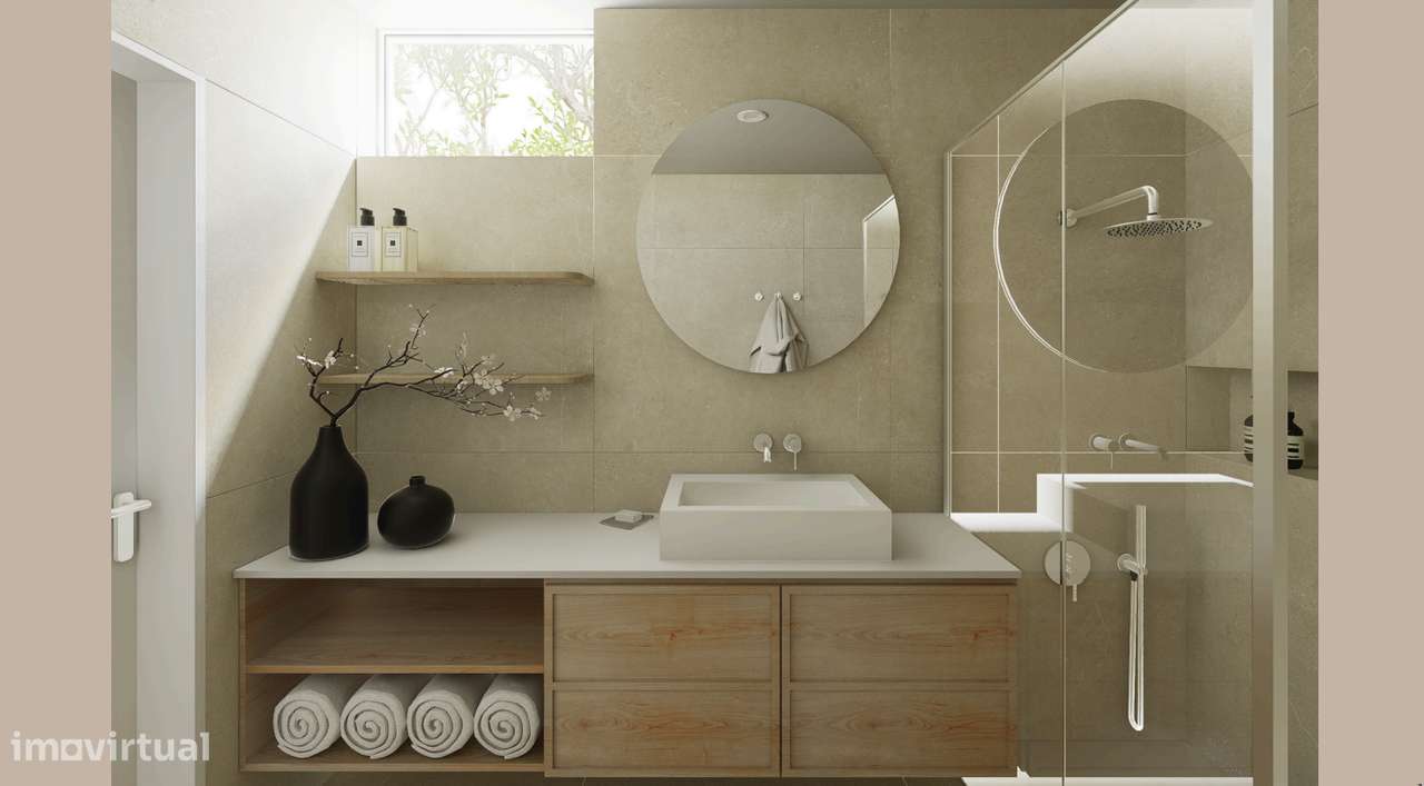 Ap T1 c/ varanda, piscina e garagem -Vila do Conde - Praia de Labruge-9