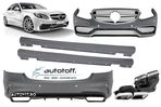 Pachet exterior compatibil Mercedes W212 Facelift E-Class (13-16) E63 Design - 1