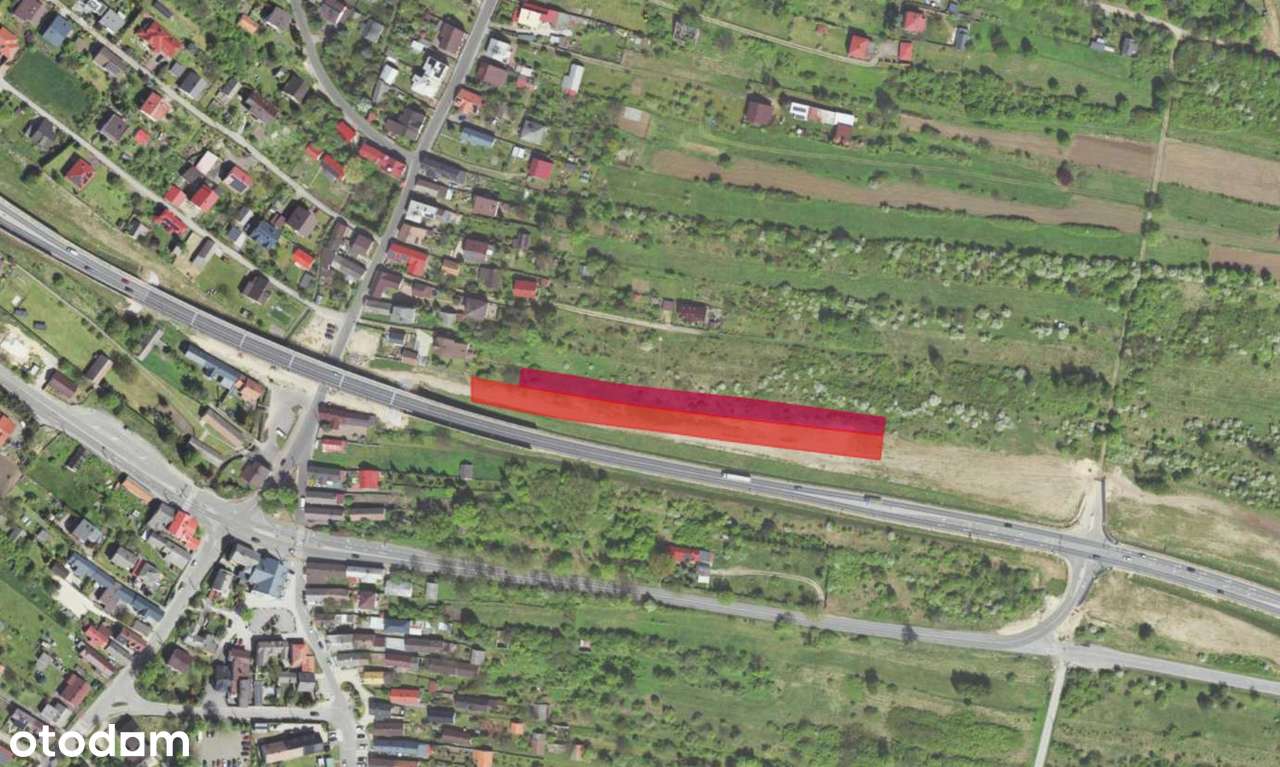 Działki inwestycyjne w Jaworznie (Byczyna) bezpośrednio przy DK79-6