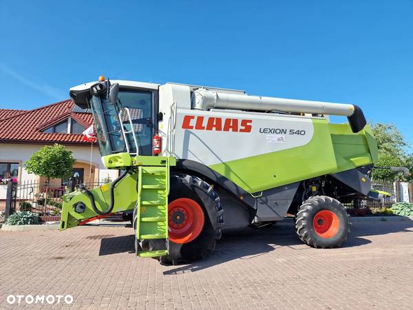 Claas Lexion 540, heder v660, - 2
