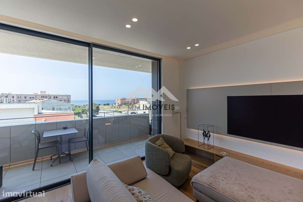 T3 Luxo Último Piso | Leça da Palmeira | Vistas de Mar | Varanda a Poe-1