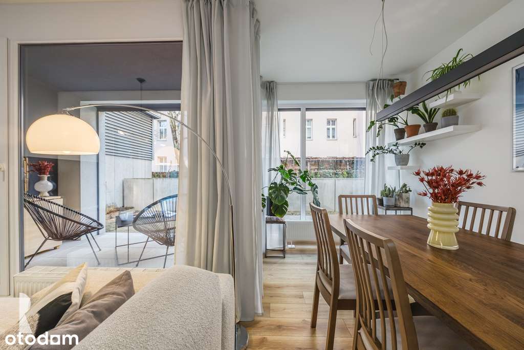 2 pokoje z ogródkiem 55 m² | Wilda | garaż