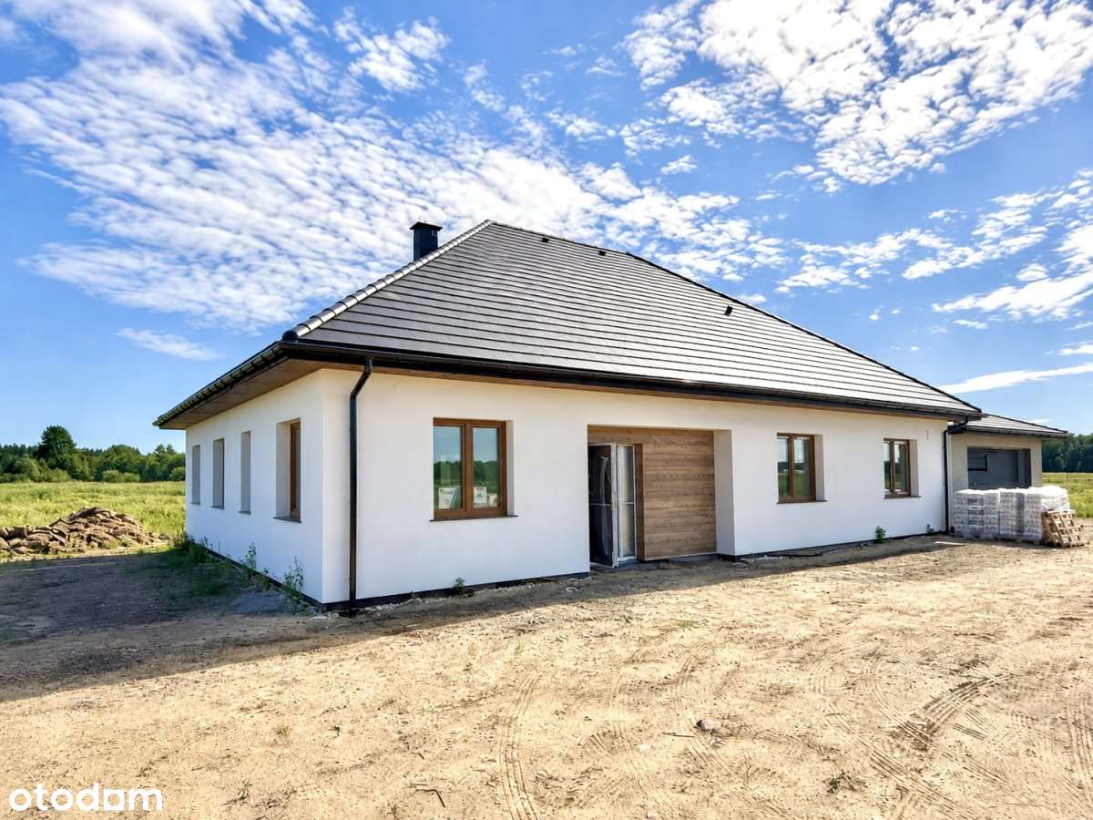 Stan Deweloperski/Dom parterowy 221 m2/Działka 130