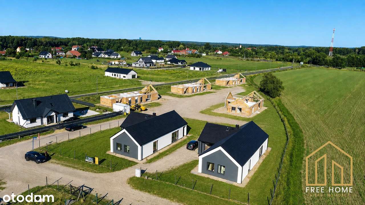 NOVA 8 - Dom Nowoczesna Stodoła 147,36 m² działka 1 217 m²