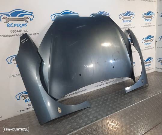 FRENTE COMPLETA PEUGEOT 407 6D 6E CAPOT PARACHOQUES GUARDA-LAMAS OTICAS RADIADOR VENTILADOR FRENTE FIBRA REFORÇO - 9