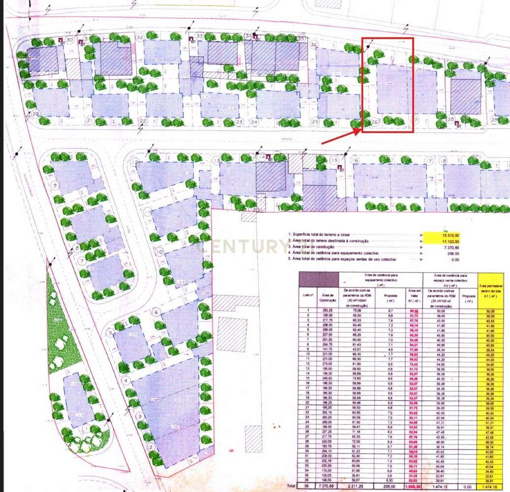 Terreno para Construção - Projecto de Loteamento aprovado - Grande imagem: 5/5