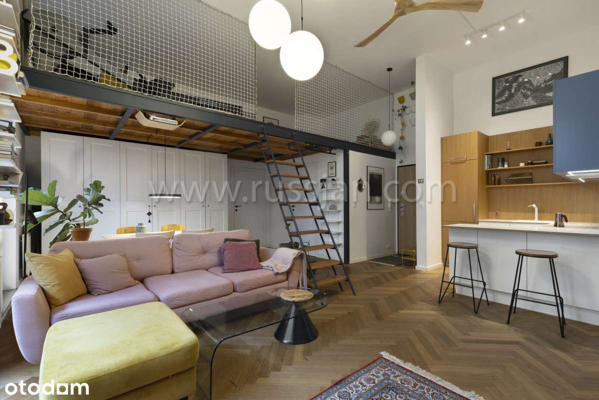 Wysokie (3,8m) mieszkanie w genialnej lokalizacji - Pełny obrazek: 5/13