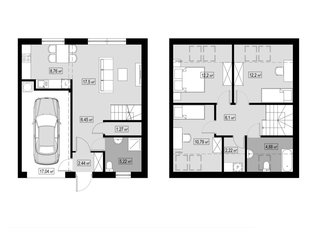 Nowy piętrowy dom rezerwacja-7