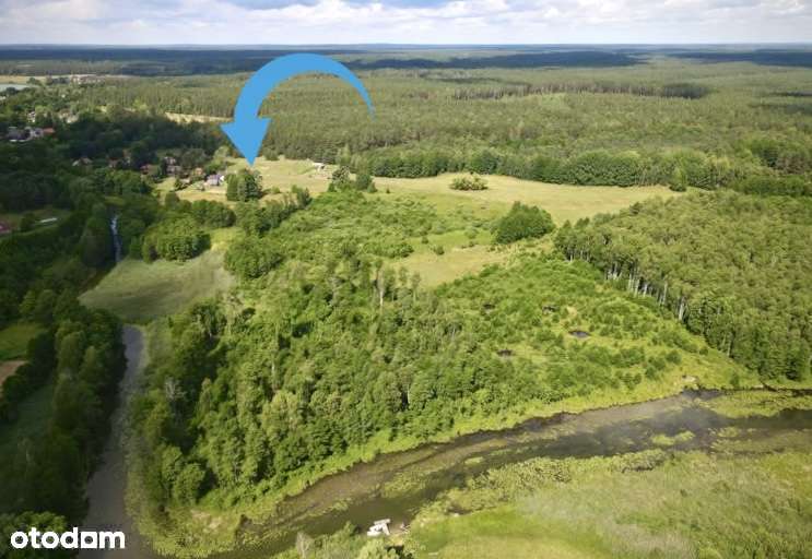 Piękna cicha działka budowlana z WZ pod lasem ogrodzona blisko Krutyni - Pełny obrazek: 3/20