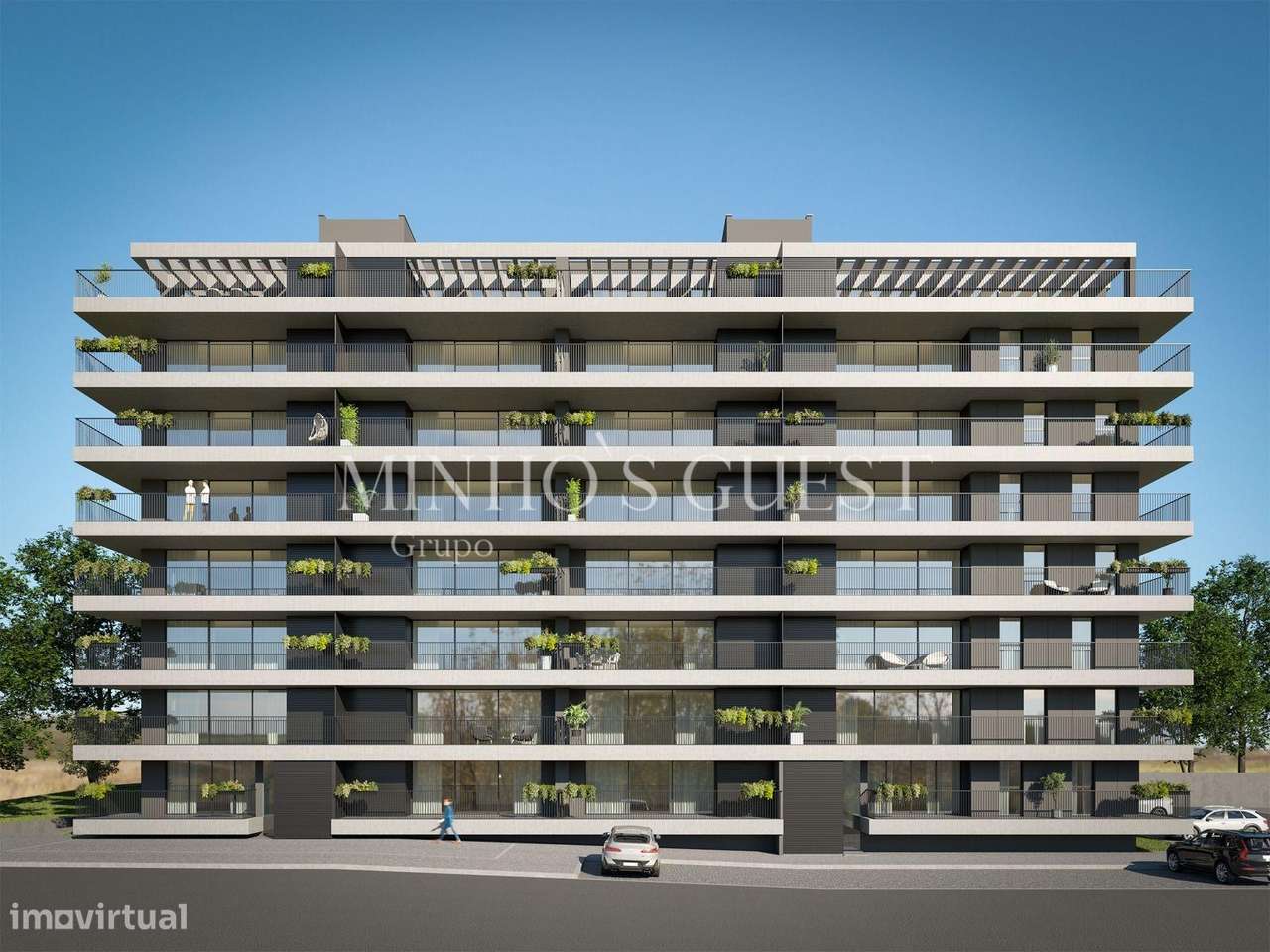 Apartamento T2 c/ AC, Lugar de Garagem e Elevador - Hospital Privado B-8