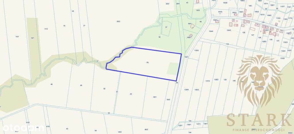 Działka rolno-inwestycyjna Kozy gm. Dobrzany - Pełny obrazek: 2/5