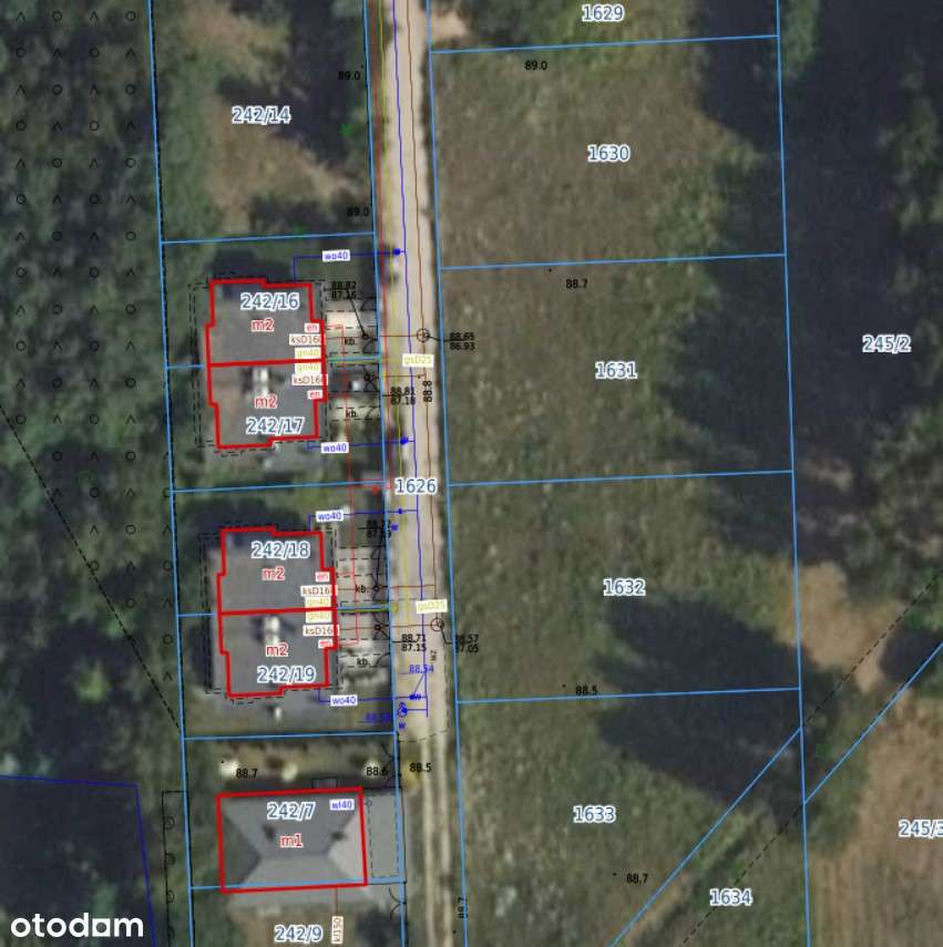Sprzedam działki budowlane Marki Nadma, wołomiński - Pełny obrazek: 1/6