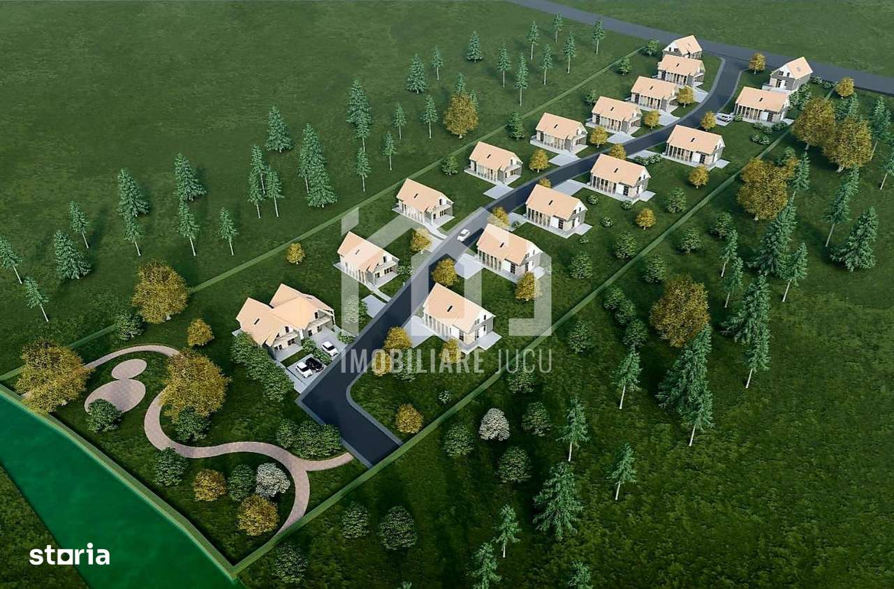 Teren intravilan 1000 mp cu autorizație de construire – Jucu de Sus - Imagine principală: 1/4