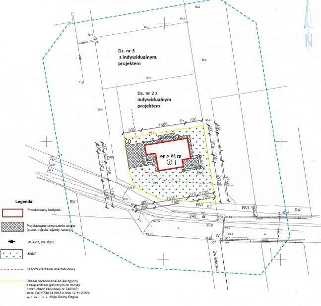 Dom parterowy Branno gm. Rzgów + wykończenie pod klucz - Pełny obrazek: 5/11