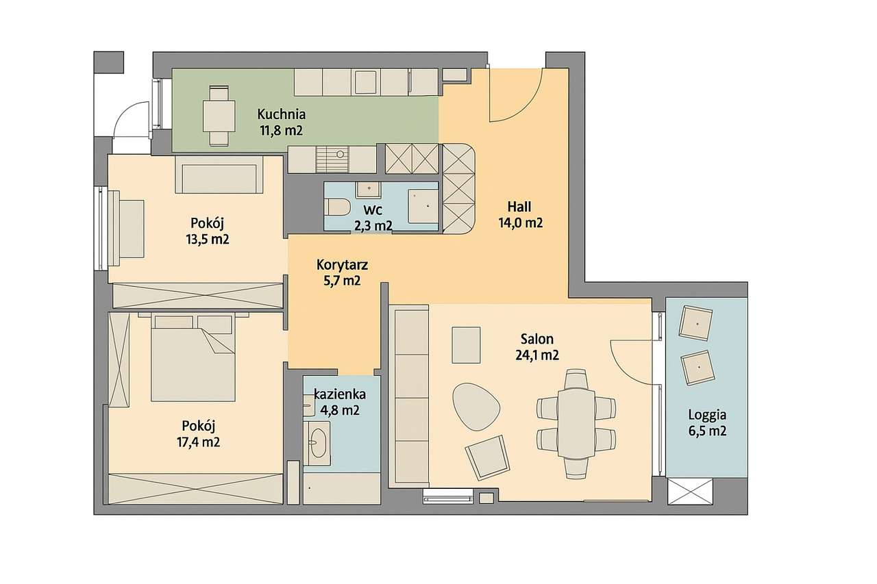 94 m2 *** STYL I DESIGN***GOTOWE DO PROWADZENIA-13