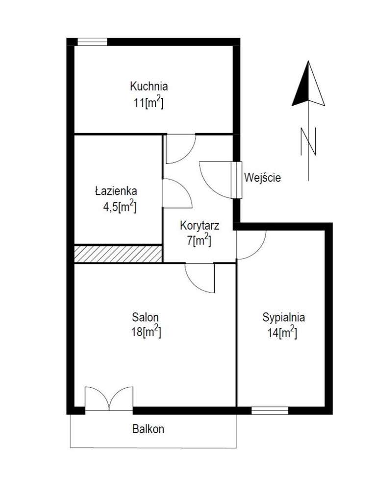 Mieszkanie 54 m2, dzielnica willowa - Pełny obrazek: 2/12
