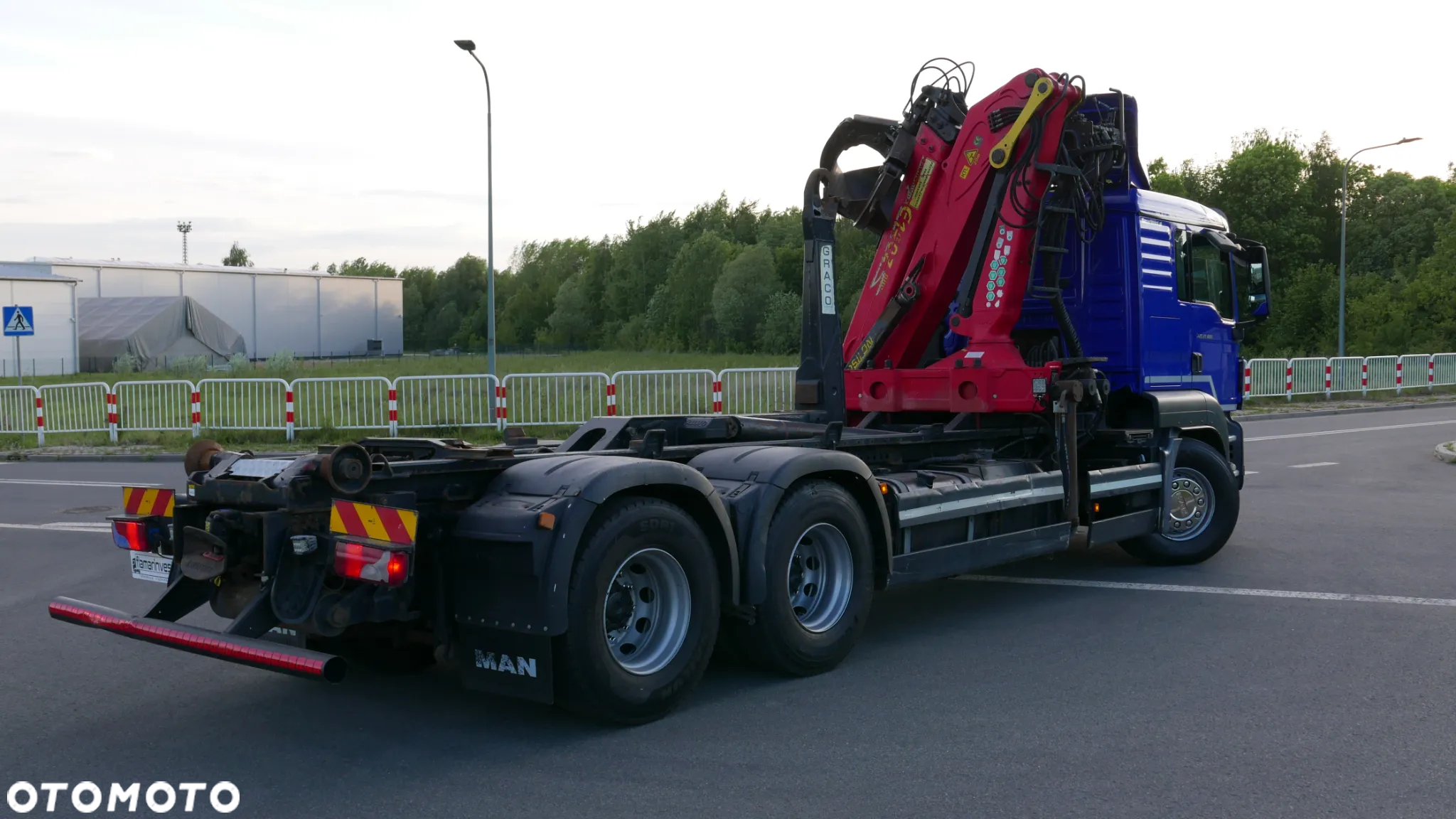 MAN MAN TGS 33.480 6x4 HAKOWIEC PALFINGER EPSILON + PALIFT z HDS dźwig do kontenerów do złomu odpadów hardox - 15