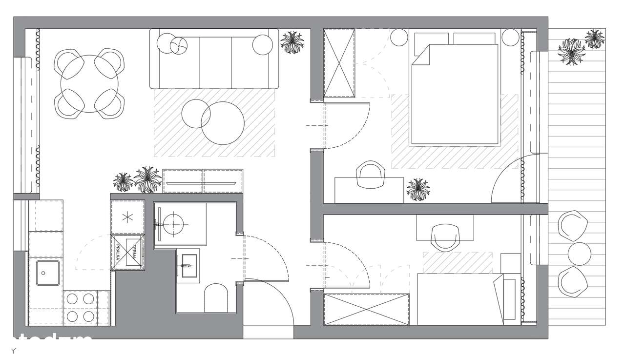 *BEZPOŚREDNIO* I 3 niezależne pokoje z balkonem | Parking | POD KLUCZ-12