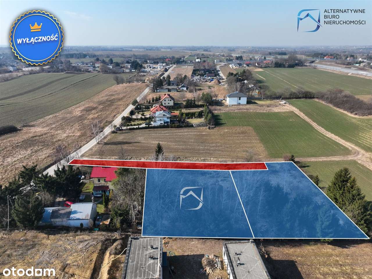 Zadrzewiona działka budowlana - Snopków/Marysin - Pełny obrazek: 4/14