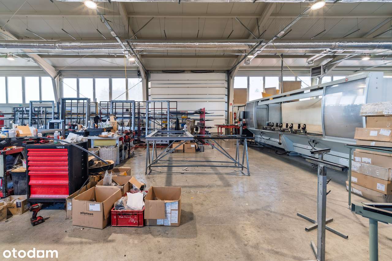 Nowoczesna hala produkcyjno-mag. z biurami, 4 bramy TIR – Mszana D. - Pełny obrazek: 4/20