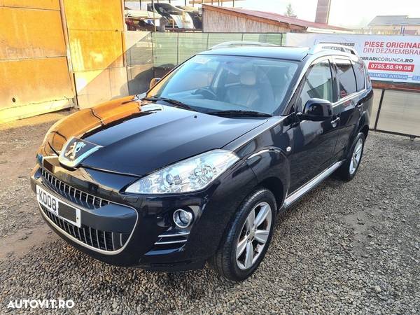 Prag dreapta Peugeot 4007 2007 - 2012 SUV 4 Usi NEGRU (474) CROMAT - 3