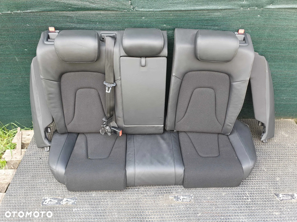 Fotele S-Line Półskóra Fotel Kanapa Składana Niepodgrzewane Elektrycznie regulowane Lędzwia Audi A4 B8 Komplet - 31