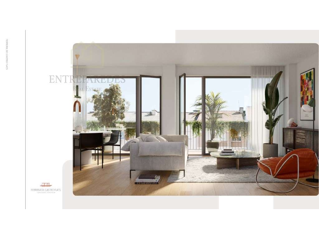 Condomínio Ferreira de Castro Flats - apartamento T3 com garagem e ... - Grande imagem: 2/10